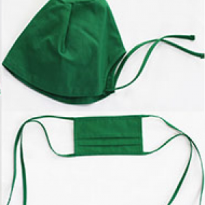 Hospital linen face-mask